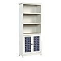 Sauder® Cottage Road 72"H 5-Shelf Library With Doors, Soft White/Lintel Oak 1 thumbnail image