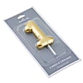 Hallmark "1" Metallic Gold Balloon Candle 1 thumbnail image