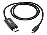 Tripp Lite USB C To DisplayPort Adapter Cable, 3'