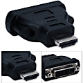 QVS High Speed HDMI Male to DVI Female Adaptor - 1 x 19-pin HDMI (Type A) Digital Audio/Video Male - 1 x 24-pin DVI-D Digital Video Female 1 thumbnail image