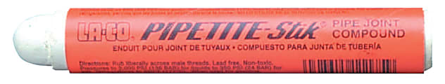 Pipetite-Stik Pipe Thread Compounds, 4 oz Stick, Off-White