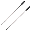 Office Depot® Brand Cross Ballpoint Pen Refills, Medium Point, 1.0 mm, Black, Pack Of 2 1 thumbnail image