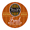 Tully's® Coffee Single-Serve Coffee K-Cup®, Decaffeinated, French Roast, Carton Of 24 1 thumbnail image