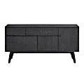 Eurostyle Lawrence 59"W Sideboard, Matte Black