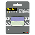 Scotch® Expressions Washi Tape, 1.19" x 13', Purple/Green Lace, Pack Of 2 1 thumbnail image