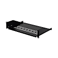 Vericom 2U Steel Cantilever Rack Shelf, 3-1/2”H x 19”W x 12”D, Black