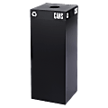 Safco® Recycling Receptacle, 37 Gallon, Black 1 thumbnail image