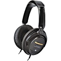 Panasonic Over-the-ear Headphones - Stereo - Black - Mini-phone - Wired - 22 Ohm - 10 Hz 27 kHz - Gold Plated Connector - Over-the-head - Binaural - Circumaural - 16.40 ft Cable 1 thumbnail image
