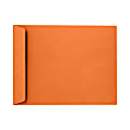 LUX Open-End Envelopes, 6" x 9", Peel & Press Closure, Mandarin Orange, Pack Of 500