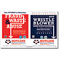 ComplyRight™ Department Of Defense Fraud And Whistleblower Hotline Poster, English, 17" x 11" 1 thumbnail image