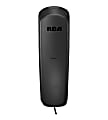 RCA Corded Slimline Telephone, Black