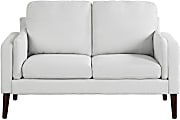 Lifestyle Solutions Scott Loveseat, Light Gray