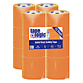 BOX Packaging Solid Vinyl Safety Tape, 3" Core, 4" x 36 Yd., Orange, Case Of 12 1 thumbnail image