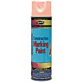 Aervoe Construction Marking Paints, 20 Oz Aerosol Can, Fluorescent Orange, Pack Of 12 Cans