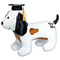 Amscan Graduation Autograph Dog, 12"H x 7-1/2"W x 14"D, White 1 thumbnail image