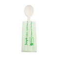 Stalk Market Compostable Individually Wrapped Spoons, 6-1/2", White, Pack Of 750 Spoons