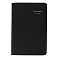 AT-A-GLANCE® Academic Daily Appointment Book/Planner, 4-7/8" x 8", Black, July 2019 to June 2020