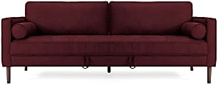 Nouhaus Module Ergonomic Sofa Bed, 34-1/4”H x 37”W x 85-7/8”L, Bordeaux 1 thumbnail image
