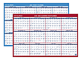 AT-A-GLANCE® Reversible Erasable Academic/Regular Year Wall Calendar, 36" x 24", July 2019 to June 2020/January 2020 to December 2020