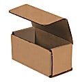Partners Brand Corrugated Mailers, 2"H x 2"W x 4"D, Kraft, Pack Of 50 Mailers
