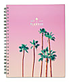 Matt Crump Cambridge Academic Weekly/Monthly Hardcover Planner, 8-1/2" x 11", Palm Tree Sunset