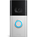 Ring Video Doorbell 4, 5.05"H x 1.06"W x 2.4"D, Satin Nickel