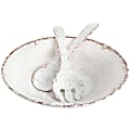 Laurie Gates Mauna 3-Piece Melamine Serving Bowl Set With Serving Utensils, 14”, White