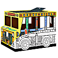 Bankers Box® At Play School Bus Playhouse, 33-1/4"H x 31"W x 44-3/4"D, 60% Recycled, White/Black, Elementary 1 thumbnail image