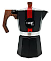 HappiKloc 6-Cup Espresso Coffee Maker, Black 1 thumbnail image