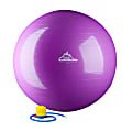 Black Mountain Products 2000 lb Static Strength Stability Ball With Pump, 55cm, Purple 1 thumbnail image