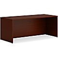 HON® Mod 72"W Rectangle Desk Shell, Mahogany