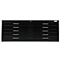 Alpine AdirOffice 5-Drawer Blueprint File Cabinet For 36” x 48” Sheets, 19-5/16”H x 53-1/2”W x 41-1/2”D, Black 1 thumbnail image