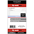 AT-A-GLANCE® Weekly Planner Refill, 3-3/4" x 6-3/4", January To December 2024, 063-285Y 1 thumbnail image