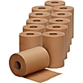 SKILCRAFT® Paper Towel Rolls, 7-7/8" x 350', 100% Recycled, Brown, Box Of 12 Rolls