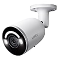Lorex E894AB 4K 8.0-Megapixel Smart AI PoE IP Wired Bullet Security Camera With Lighting and Deterrence, White