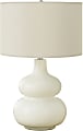 Monarch Specialties Burgess Table Lamp, 25"H, Cream Base/Ivory Shade
