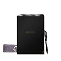 Rocketbook Flip Smart Reusable Executive Size Notepad, 6" x 8-4/5", 1 Subject, Dot-Grid and Line Ruled, 18 Sheets, Black 1 thumbnail image
