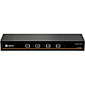 Vertiv Cybex SC800 Secure KVM| 4 Port Universal DP/H Single Display| CAC PP4.0 - Secure Desktop KVM Switches | Secure KVM Switch | Single Head | NIAP Certified | Secure Keyboard