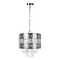 LumiSource Tangier Contemporary Pendant Ceiling Lamp, 15”W, Polished Nickel