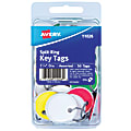Avery® Metal Rim Key Tags, 1 1/4", Pack Of 50, Assorted Colors
