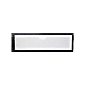 Tatco Magnetic Label Holders, 1 3/8" x 4 3/8", Black/White, Pack Of 10