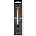 Parker® Jotter Rollerball Pen, Fine Point, 0.5 mm, Stainless-Steel/Gold Barrel, Black Ink 1 thumbnail image