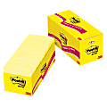 Post-it® Notes, 3" x 3", Canary Yellow, Pack Of 18 Pads 1 thumbnail image