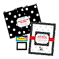 Barker Creek Get Organized Kit, Letter Size, Black Dot 1 thumbnail image