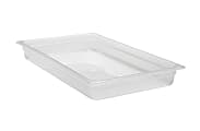 Cambro Translucent GN 1/1 Food Pans, 2-1/2"H x 12-3/4"W x 20-7/8"D, Pack Of 6 Containers