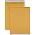 Sparco Size 4 Bubble Cushioned Mailers - Bubble - #4 - 9 1/2" Width x 14 1/5" Length - Self-sealing - Kraft - Kraft - 100 / Carton 1 thumbnail image