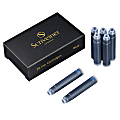 Scriveiner Fountain Pen Ink Cartridges, Medium Point, 0.7 mm, Blue Ink, Pack Of 20 Ink Cartridges 1 thumbnail image