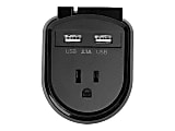 CyberPower CSP105U Power Stations 1 Outlet Power Station - Clamping Voltage 800V, 5 ft, NEMA 5-15P Plug Type, Straight Plug Style, 2 - 2.1 Amps (Shared) USB, Black, Lifetime Warranty