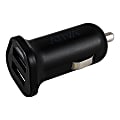 Ativa® Dual USB Port Vehicle Charger, Black, 45863