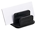Realspace® Wood/Metal Letter Sorter, 4"H x 6-1/4"W x 5-1/2"D, Black 1 thumbnail image